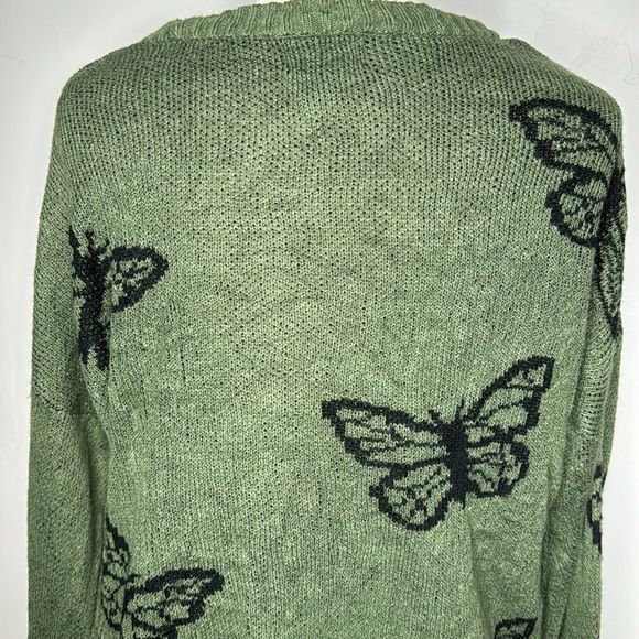 Just Polly butterfly sweater Size Small - Picture 7 of 10